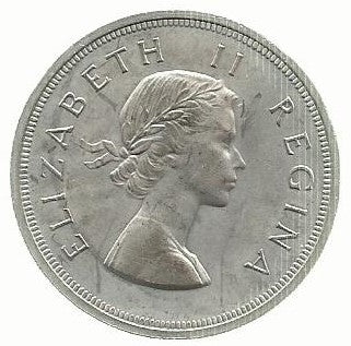 Africal Sul - 5 Shillings 1958 (Km# 52)
