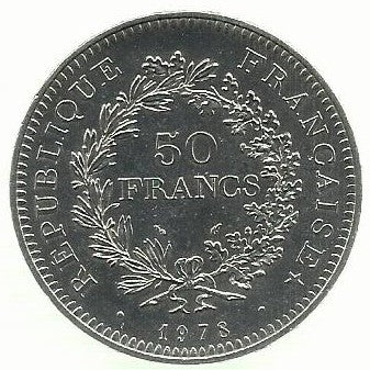 França - 50 Francos 1978 (Km# 941.1)