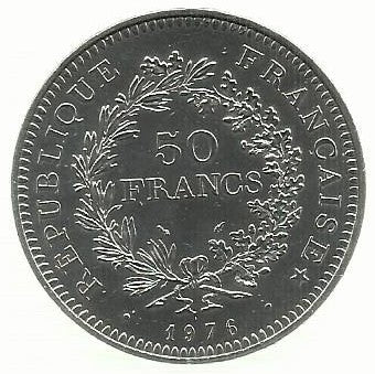 França - 50 Francos 1976 (Km# 941.1)