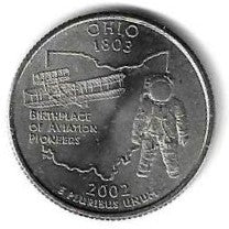 USA - 25 Cents 2002 (Km# 332) Ohio