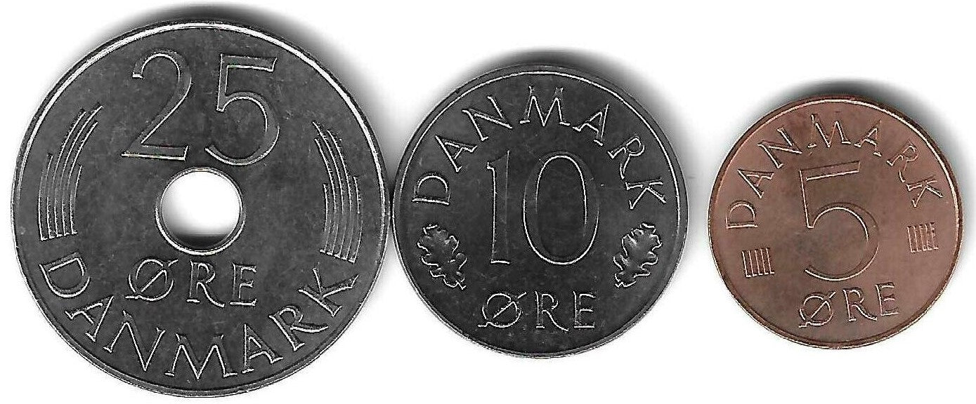 Moeda estrangeira - Dinamarca 1976