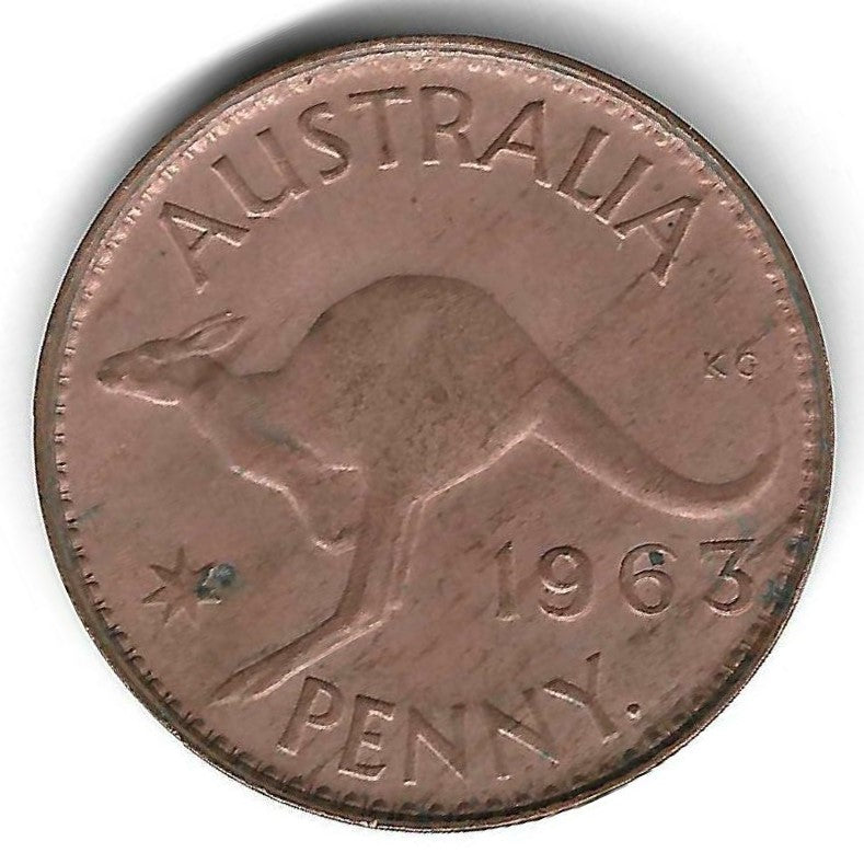 Australia - 1 Penny 1963 (Km# 56)