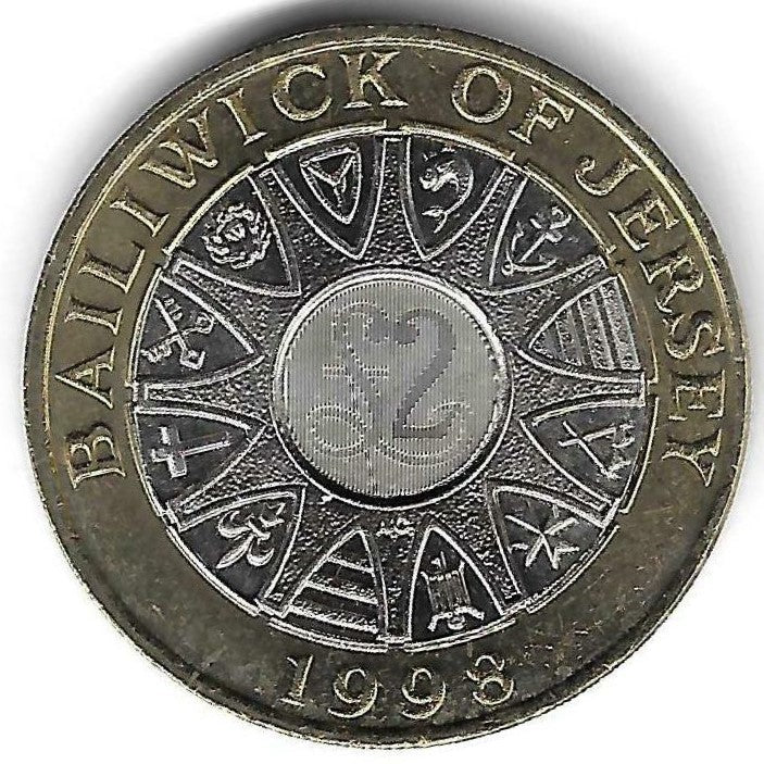 Jersey - 2 Libras 1998 (Km# 102)
