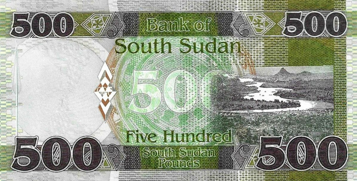 Sul Sudão - 500 Dolares 2024 (# 20a)