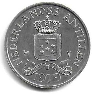Antilhas Holandesas - 2 1/2 Centimos 1979 (Km# 9a)