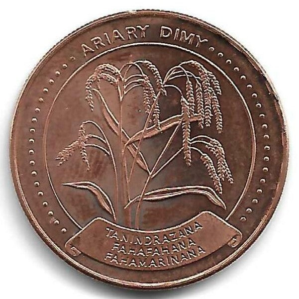 Madagascar - 5 Ariary 1996 (Km# 22)