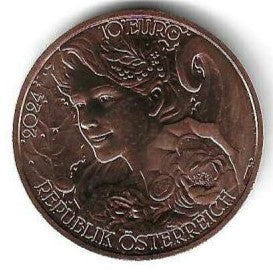 Austria - 10 Euro 2024 (Km# 3376) Dia da Mãe