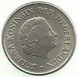 Holanda - 25 Cents 1967 (Km# 183)