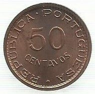Moçambique - 50 Centavos 1974 (Km# 89)