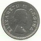 Africa Sul - 3 Pence 1953 (Km# 47)