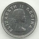 Africa Sul - 3 Pence 1959 (Km# 47)