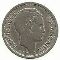 Argelia - 20 Francos 1949 (Km# 91)