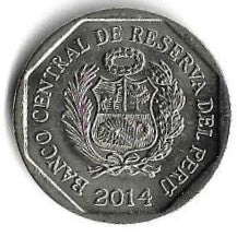 Peru - 1 Novo Sol 2014 (Km# 381) Antigo Palace Hotel