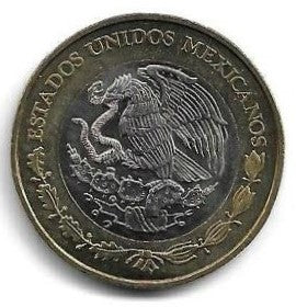 México - 20 Pesos 2010 (Km# 943) Octávio Paz