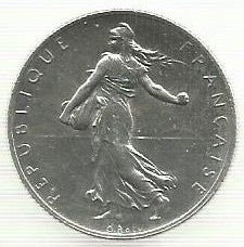 França - 2 Francos 1915 (Km# 845)