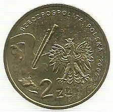Polonia - 2 Zlote 2005 (Km# 541) Tadeusz Makowski