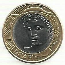 Brasil - 1 Real 2004 (Km# 652a)