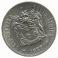 Africa Sul - 20 Centimos 1977 (Km# 86)