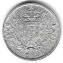 Portugal - 20 Centavos 1913 (Km# 562)