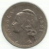 Angola - 20 Centavos 1921 (Km# 64)
