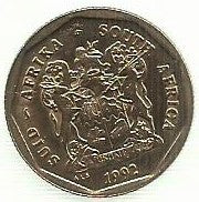 Africa Sul - 50 Centimos 1992 (Km# 137)