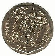 Africa Sul - 50 Centimos 1994 (Km# 137)
