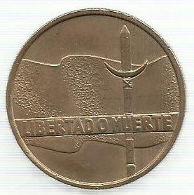 Uruguai - 5 Novos Pesos 1975 (Km# 65) Movimento Revolucionario