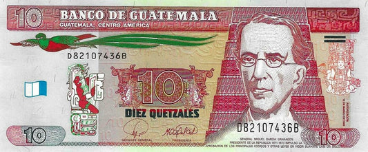 Guatemala - 10 Quetzales 2008 (# 117)