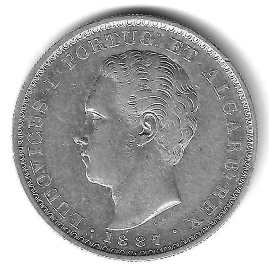 Portugal - 500 Reis 1887 (Km# 509)