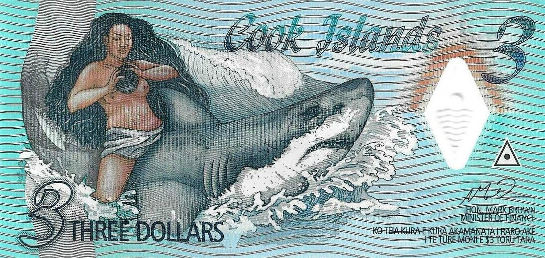 Ilhas Cook - 3 Dolares 2021 (# 11)