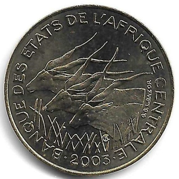 Guine Equatorial - 10 Francos 2003 (Km# 9)