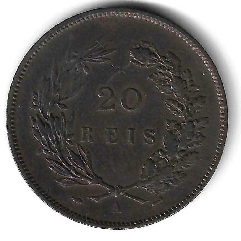 Portugal - 20 Reis 1891 (Km# 533)