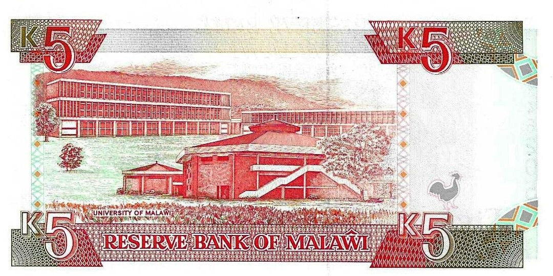Malawi - 5 Kwacha 1994 (# 24b)