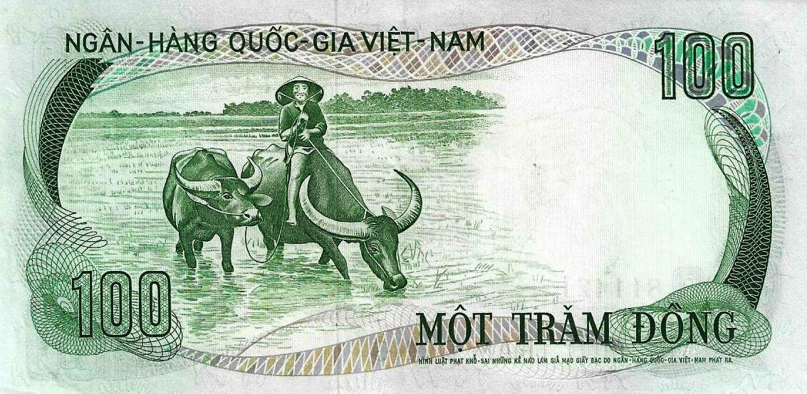 Vietname Sul - 100 Dong 1972 (# 31)