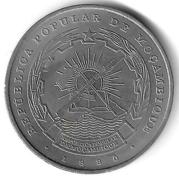 Moçambique - 20 Meticais 1980 (Km# 103)