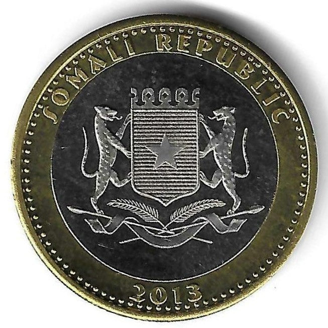 Somalia - 50 Shillings 2013 (Km# 250) Elefante