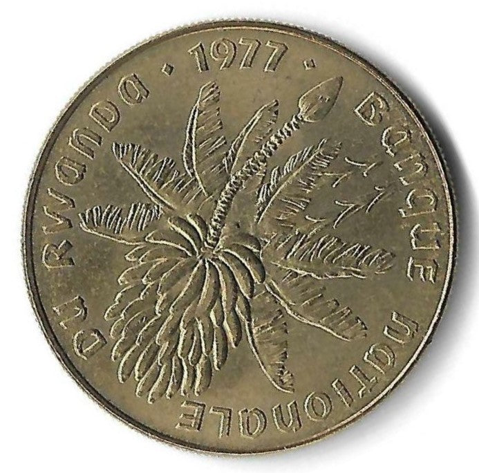 Ruanda - 20 Francos 1977 (Km# 15)