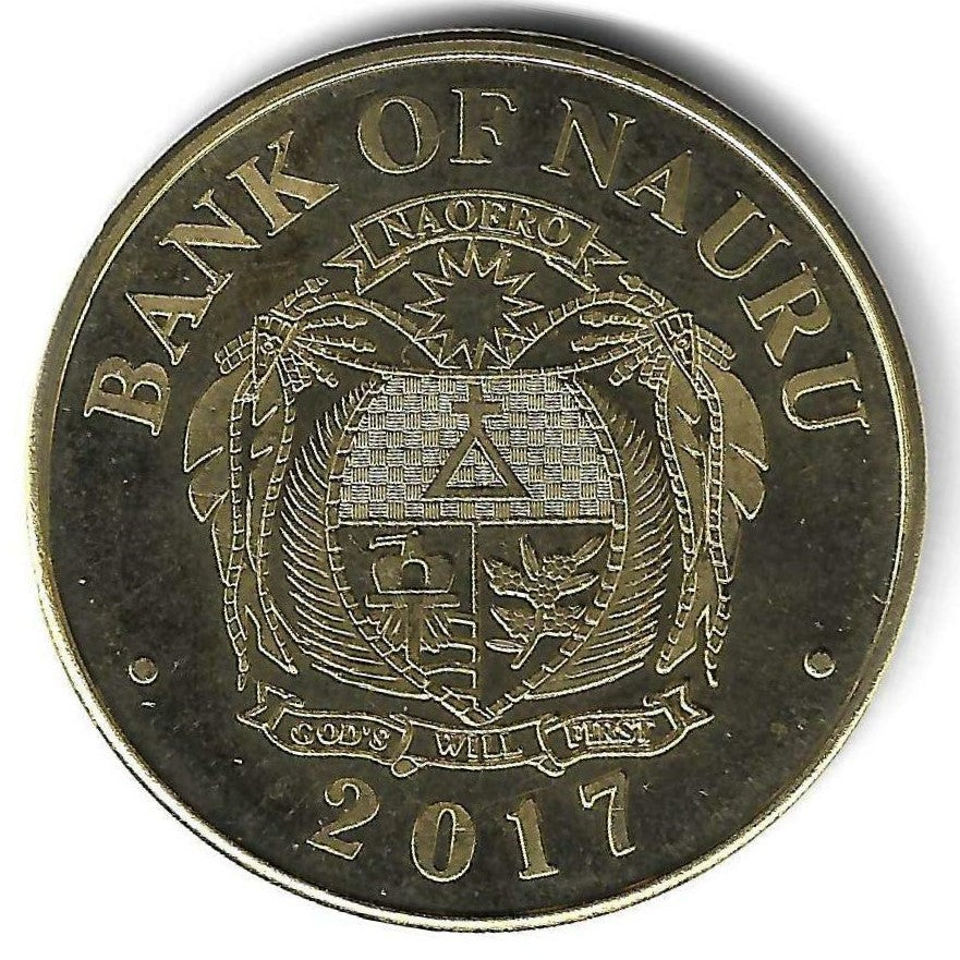 Nauru - 5 Dolares 2017 (Km# ..) Undmiral Hipper