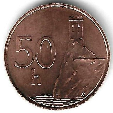 Eslovaquia - 50 Halierov 2007 (Km# 35)