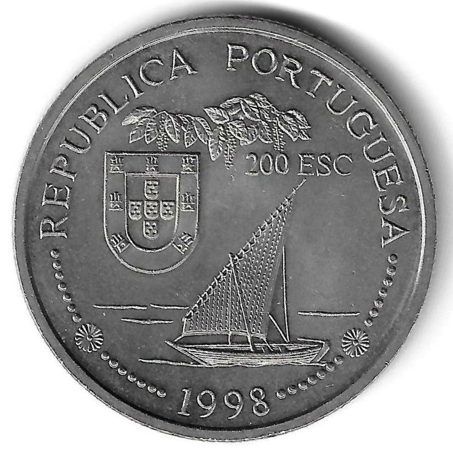 Portugal - 200$00 1998 (Km# 712) Ìndia