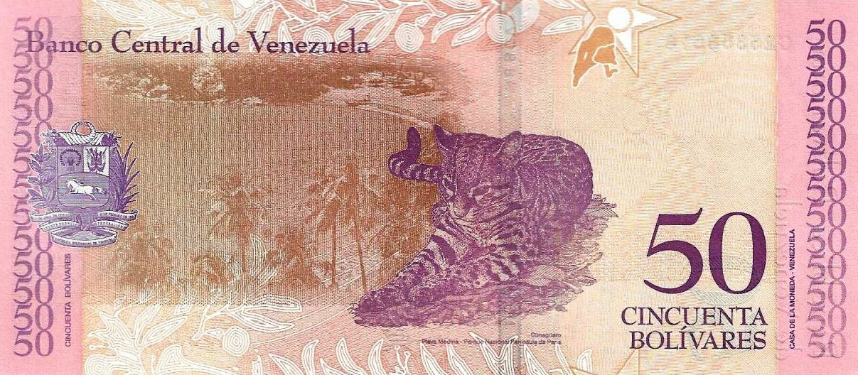 Venezuela - 50 Bolivares 2018 (# 105a)