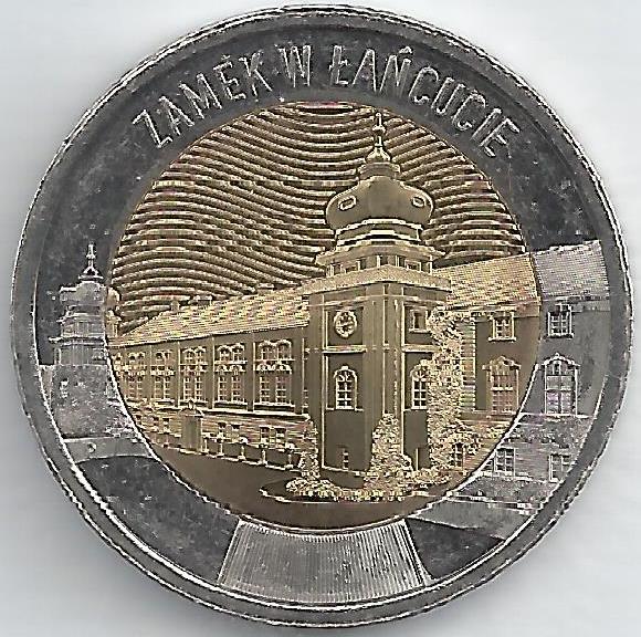 Polónia - 5 Zlotych 2024 (Km# 1196) Castelo Lancut