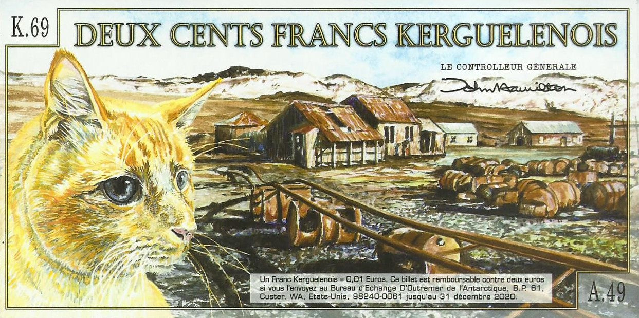 Ilhas Kerguelen - 200 Francos 2012 (# Nl)