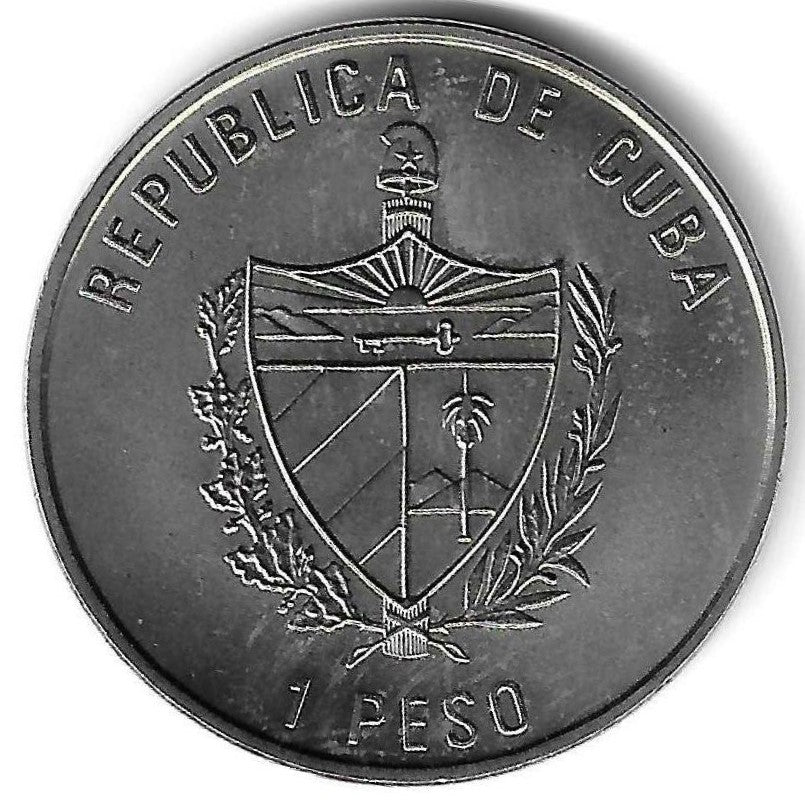 Cuba - 1 Peso 2001 (Km# 832) Orquideas