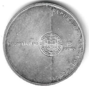 Portugal - 8 Euro 2003 (Km# 752) Desportivismo