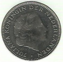 Holanda - 2 1/2 Gulden 1970 (Km# 191)