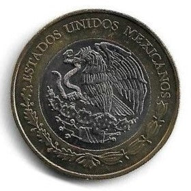 Mexico - 20 Pesos 2015 (Km# 986) Força Aerea