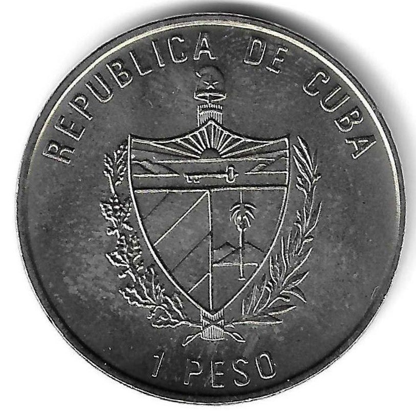 Cuba - 1 Peso 2001 (Km# 832) Orquideas