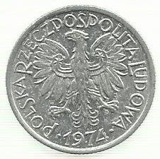 Polonia - 2 Zlote 1974 (Km# 46)