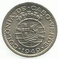 Cabo Verde - 50 Centavos 1949 (Km# 6)